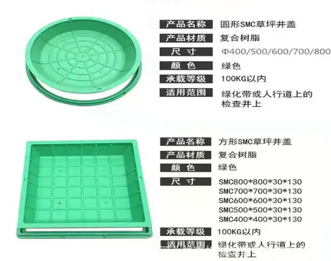 西市树脂复合种植井盖展示